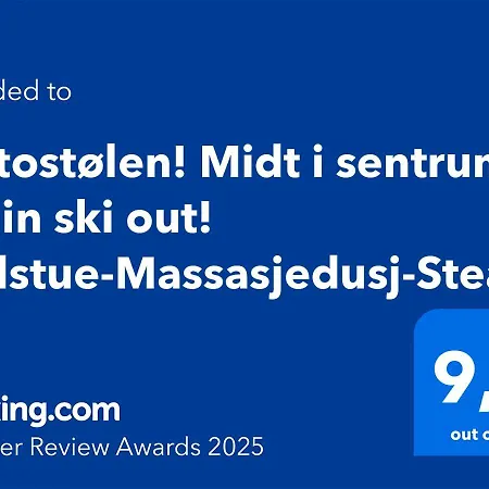 Apartment Beitostolen! Midt I Sentrum! In Out! Badstue-massasjedusj-steamdusj Beitostolen